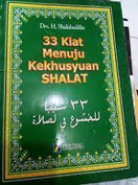 33 KIAT MENUJU KEKHUSYUAN SHALAT